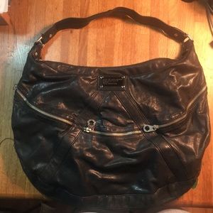 Marc by Marc Jacobs black boho leather purse